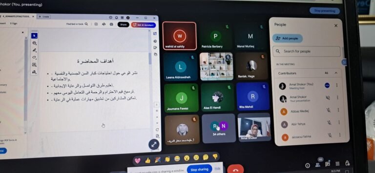 تعاون إنساني رائد بين Tibicare.net وDevPoint: محاضرة توعوية ومبادرة ترفيهية احتفاءً بكبار السن